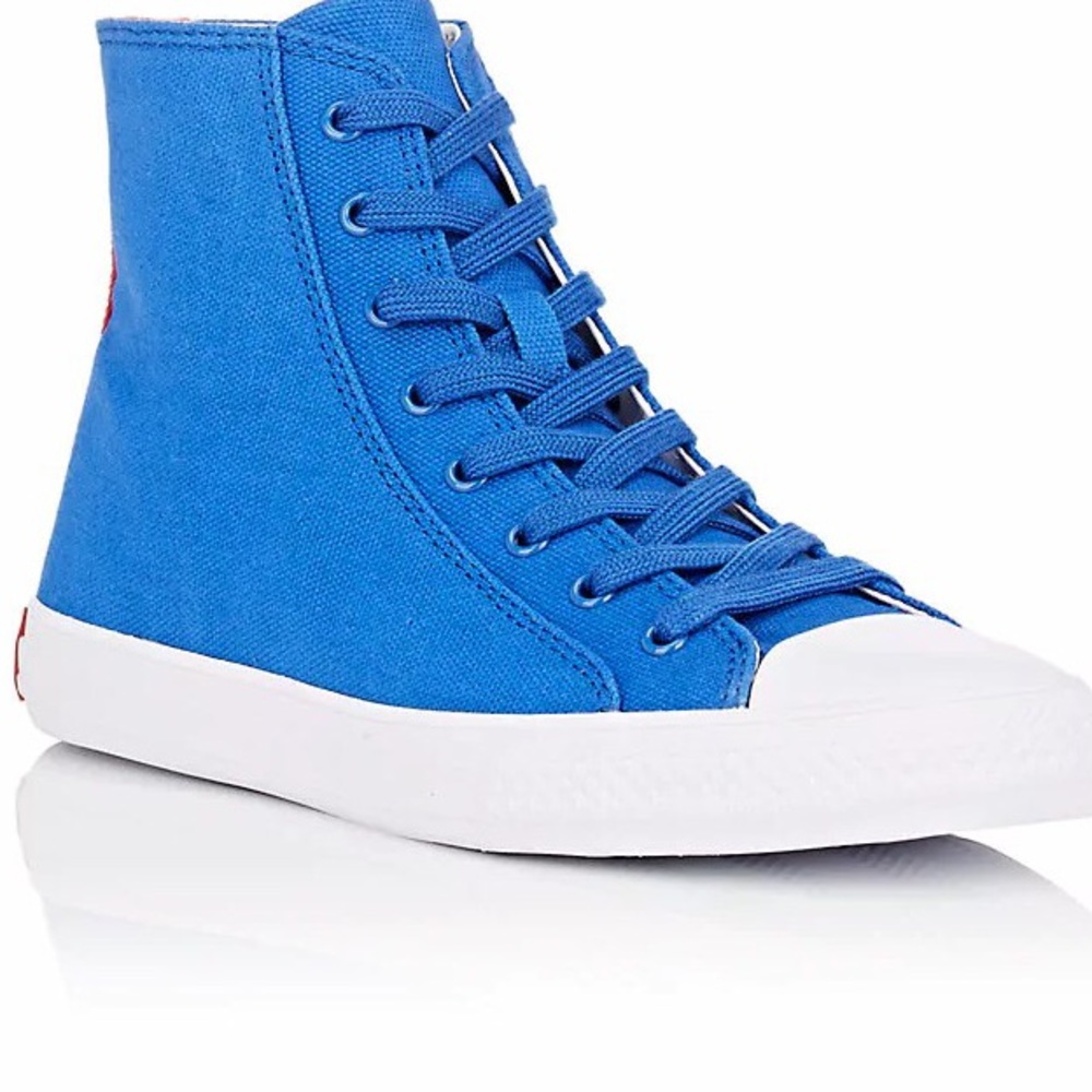 NIB Calvin Klein 205W39NYC blue canvas sneakers - Picture 1 of 8